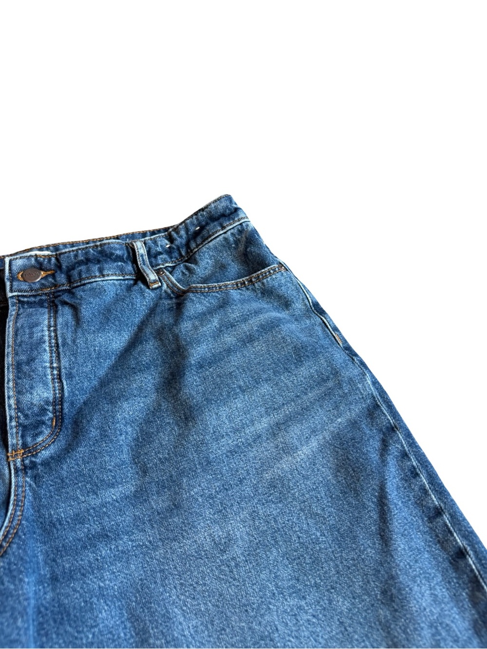 Rivete Loft Barrel Jeans Medium Wash Denim 100% Cotton Flattering Size 32 Womens - Picture 2 of 16